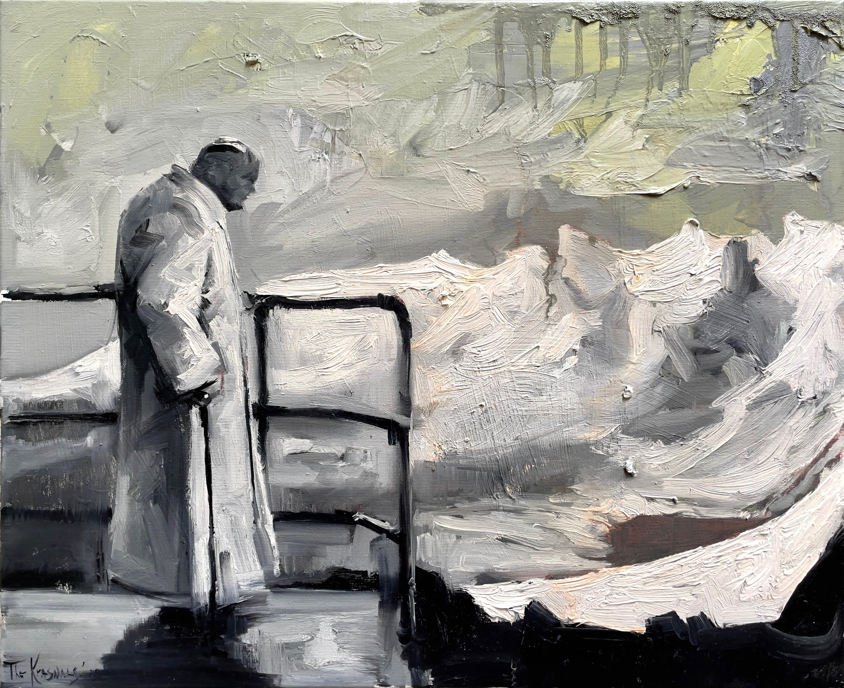 Tematyka Obrazu Wędrowiec Nad Morzem Mgły Grupa THE KRASNALS - Jan Paweł i | Artinfo.pl - portal rynku sztuki